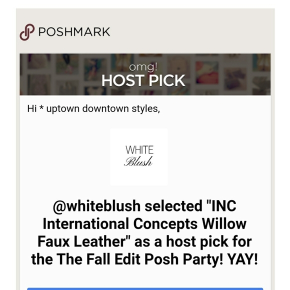 INC International Concepts Willow Faux Leather - Picture 9 of 9